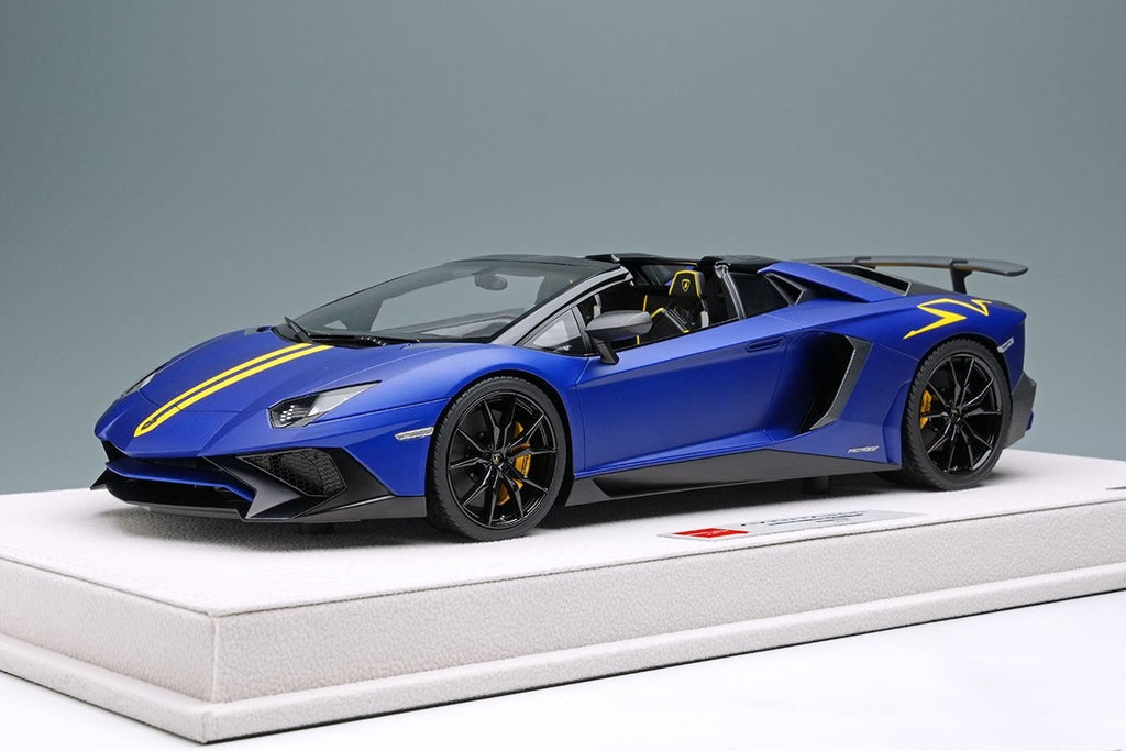 EIDOLON EML007G 1/18 Lamborghini Aventador SV Roadster 2015 Candy Blue Ltd 50pcs