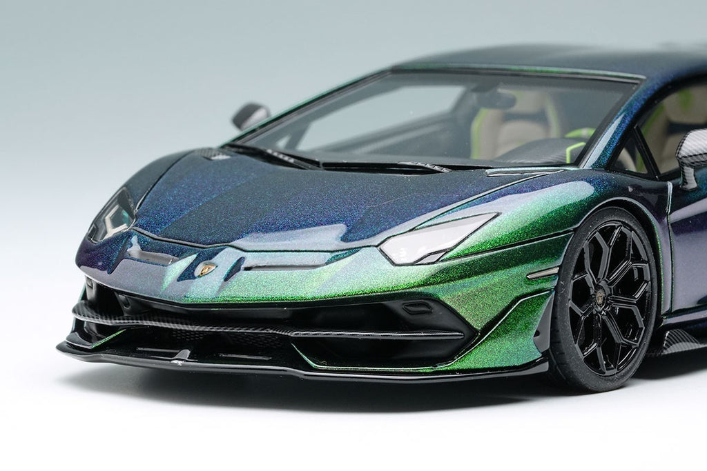 EIDOLON EM438O 1/43 Lamborghini Aventador SVJ 2018 Green Resin Limited 80pcs