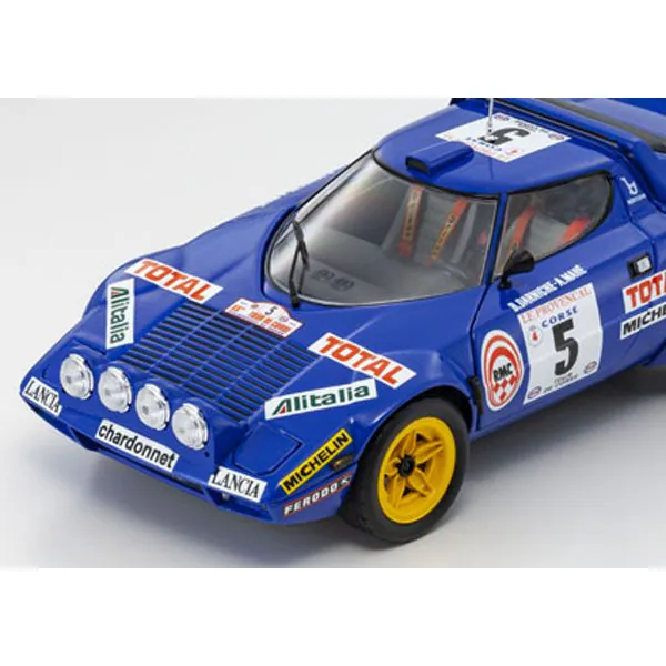 KYOSHO KS08130C - 1/18 Lancia Stratos HF 1976 Tour de Corse #5[Diecast Mini Car]