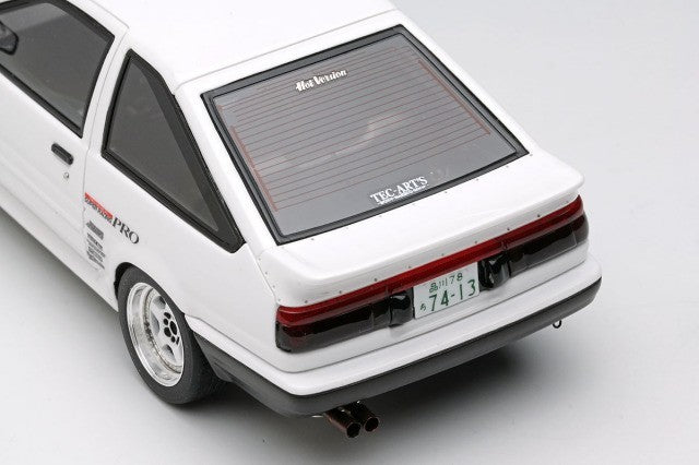 EIDOLON EM718 1/43 Toyota Sprinter Trueno (AE86)(3Door) Tk-Street Ver. White