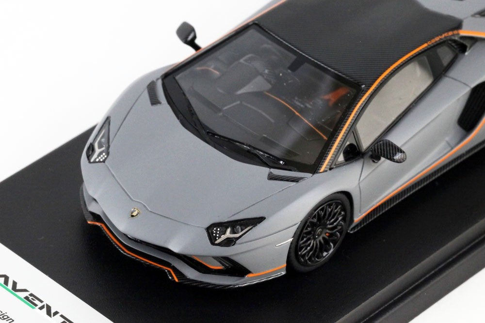 Looksmart LS468SE 1/43 Lamborghini Aventador S 2017 Grigio Acheso Resin Ad Pers
