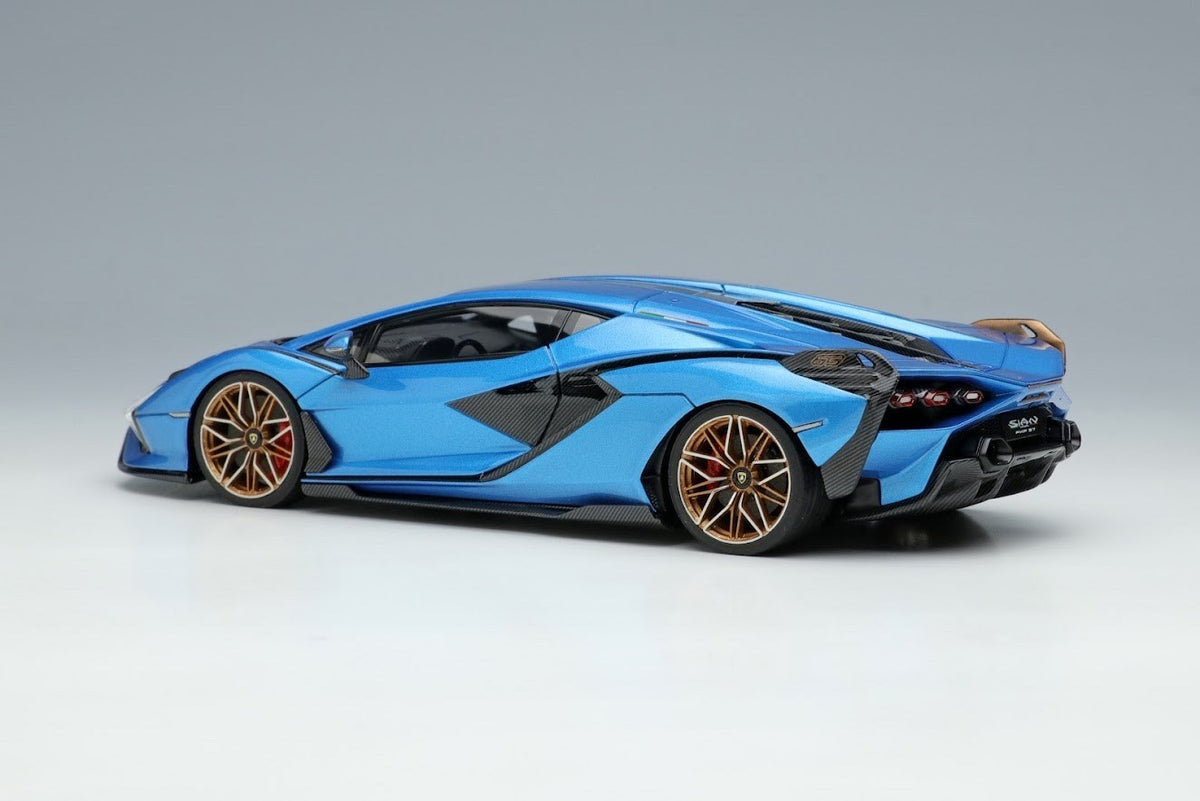 EIDOLON EM533D 1/43 Lamborghini Sian FKP 37 2019 Blu Aegir