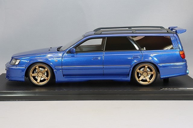 Ignition Model IG2891 1/18 Nissan Stagea 260RS WGNC34 GT-R Engine Blue