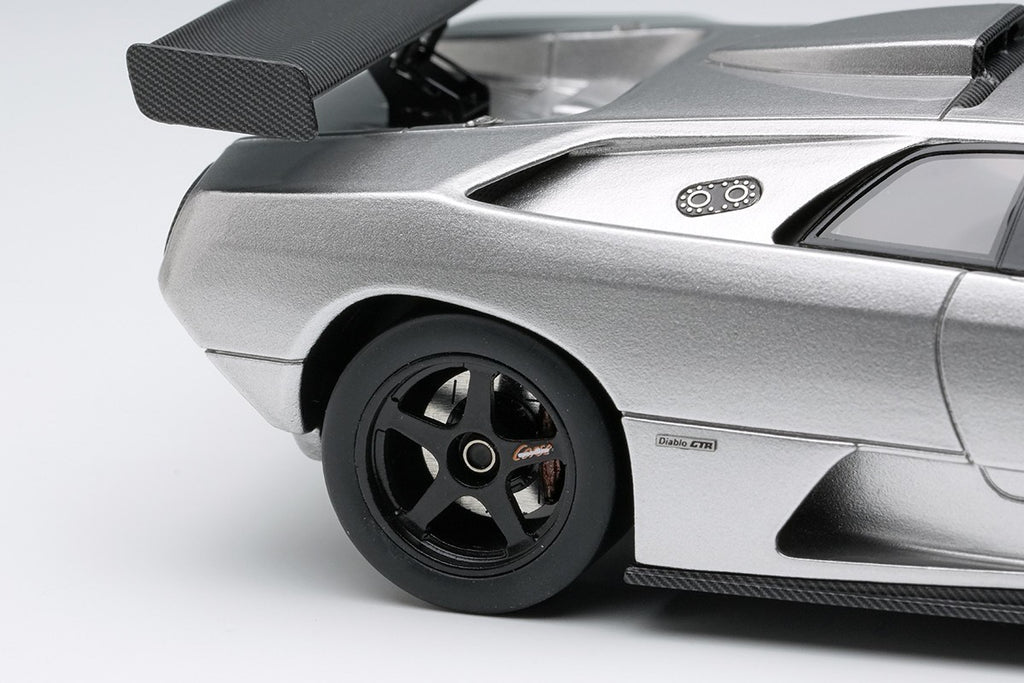 Make Up EIDOLON EM786D 1/43 Lamborghini Diablo GTR 1999 Silver Resin