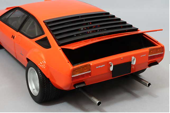 Kyosho KS08445P 1/18 Lamborghini Urraco Rally Orange Openable Diecast