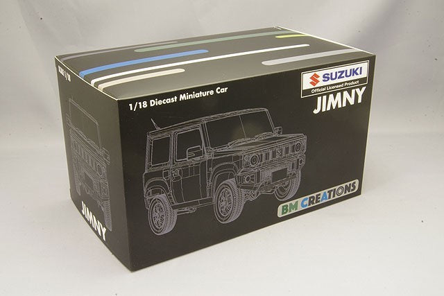 BM CREATIONS BMC18B0008 1/18 Suzuki Jimny JB74 Yellow Die-cast