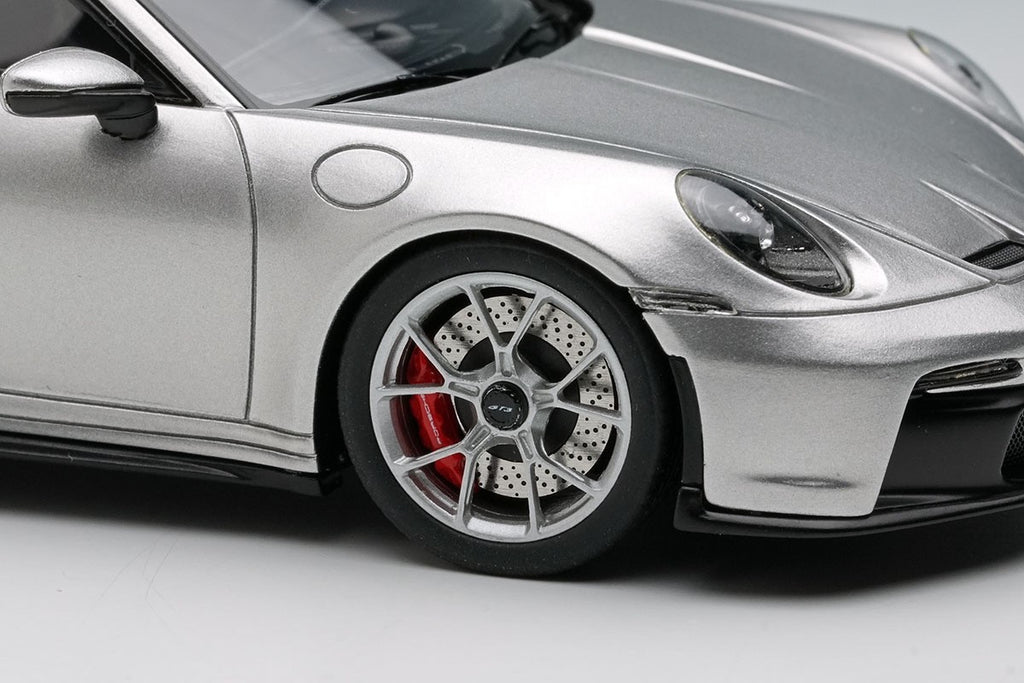 EIDOLON EM758B 1/43 Porsche 911 992 GT3 2021 GT Silver Metallic Coupe