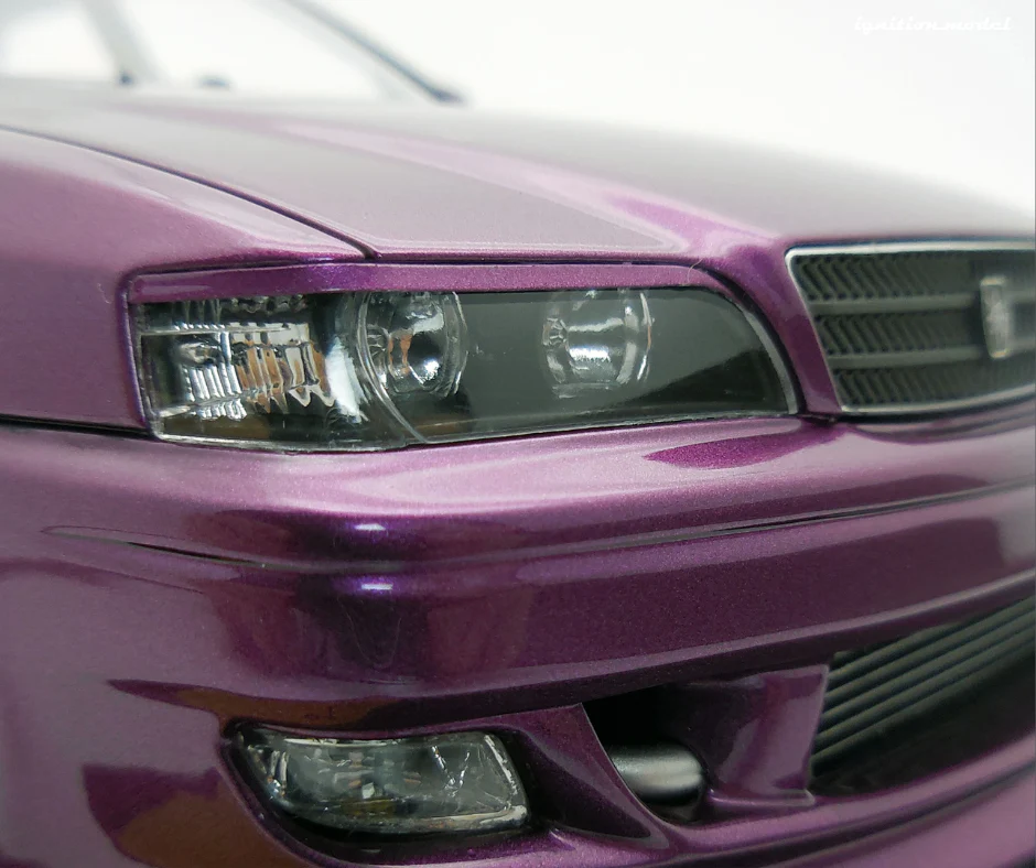 Ignition Model IG3320 1/18 VERTEX Toyota Chaser JZX100 Purple Metallic Resin