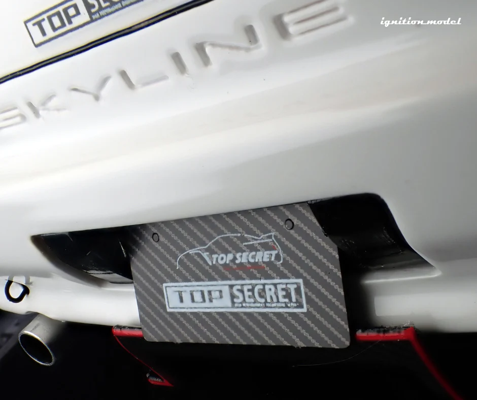 Ignition Model IG3520 1/18 TOP SECRET VR32 Nissan Skyline GT-R R32 White Resin