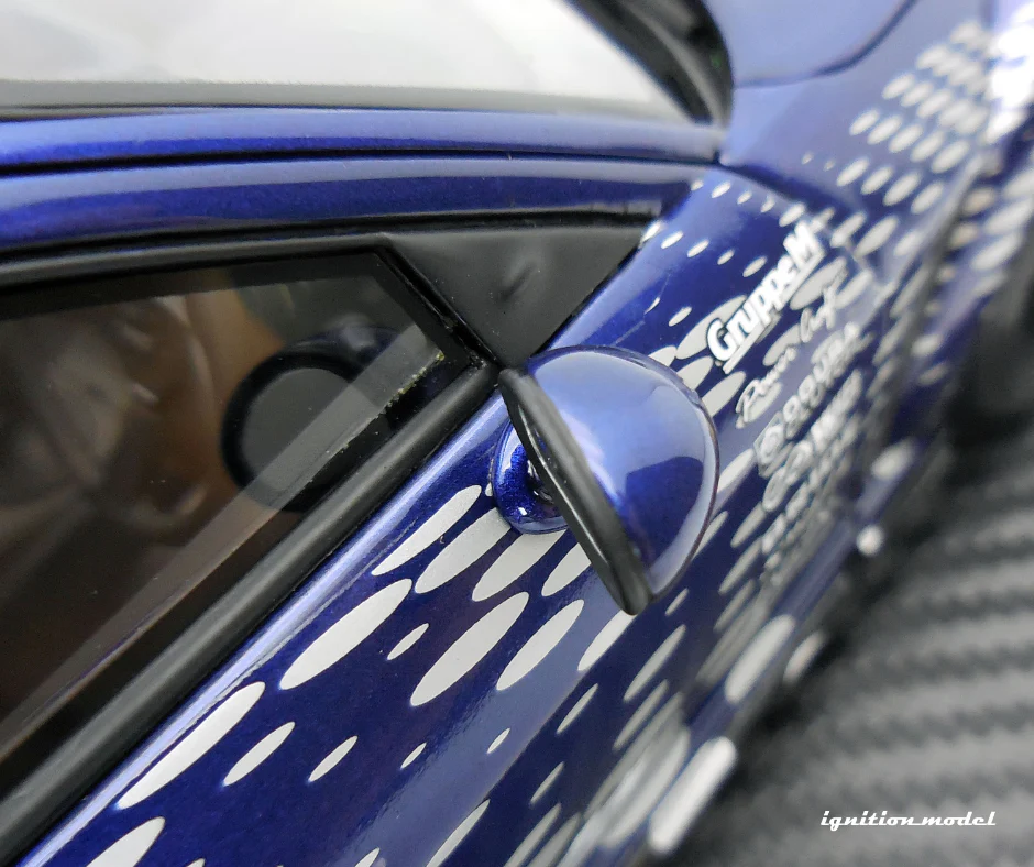 Ignition Model IG3243 1/18 RE Amemiya Mazda RX-8 SE3P Blue Resin w/ Figure
