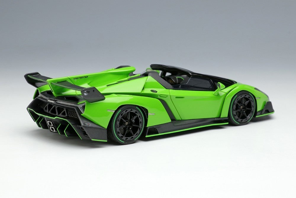 EIDOLON EM451D 1/43 Lamborghini Veneno Roadster 2015 Verde Miura Resin Limited