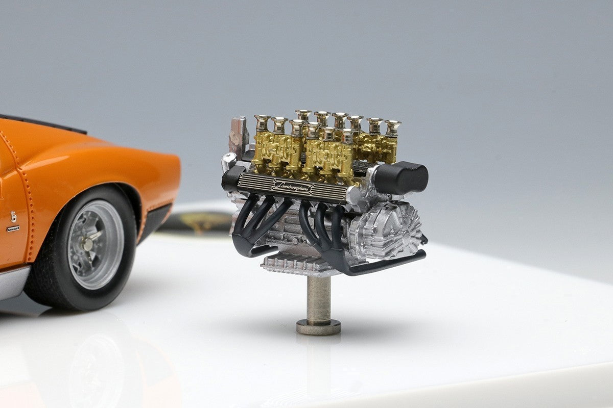 EIDOLON EM331SP 1/43 Lamborghini Jota SJ #4088 V12 Engine Resin Limited 100pcs