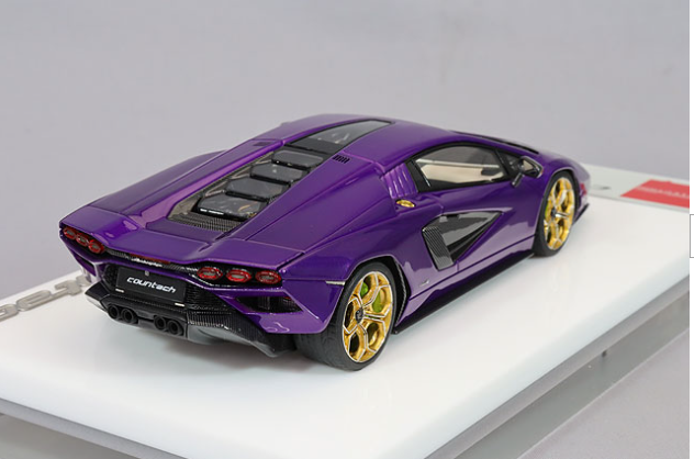 EIDOLON EM740E 1/43 Lamborghini Countach LPI 800-4 2022 Viola Pasifae Resin Car