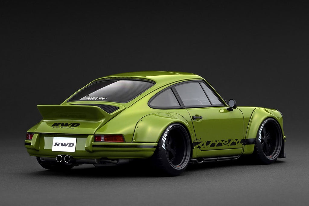 Ignition Model IG3875 1/18 RWB Backdate Green Widebody Porsche Resin