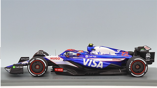 Spark S18S985 1/18 RB VCARB 01 Saudi GP 2024 #22 Multi Resin