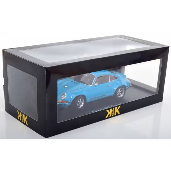 KK scale KKDC180445 1/18 Singer 911 Coupe Turquoise Blue Die-cast