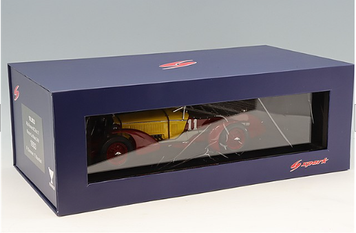 Spark S18LM33 1/18 Alfa Romeo 8C Le Mans Winner 1933 #11 Multi Resin