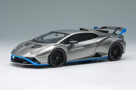 Make Up EIDOLON EM737E 1/43 Lamborghini Huracan STO 2021 Grigio Nimbus/Blue
