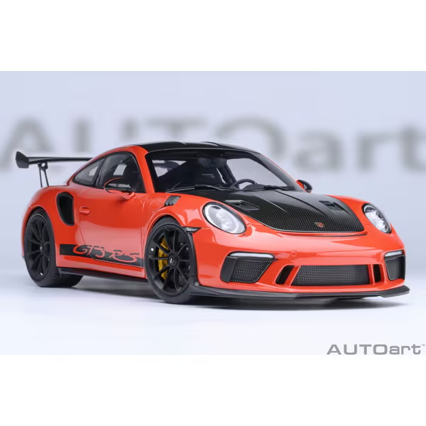 AUTOart 78177 1/18 Porsche 911 991.2 GT3 RS Weissach Orange Diecast