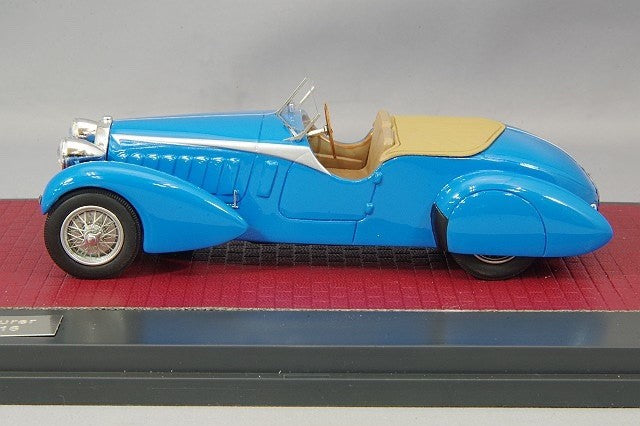 Matrix MX50205-041 1/43 Bugatti Type 57 TT Bertelli Therese 1935 Blue Resin