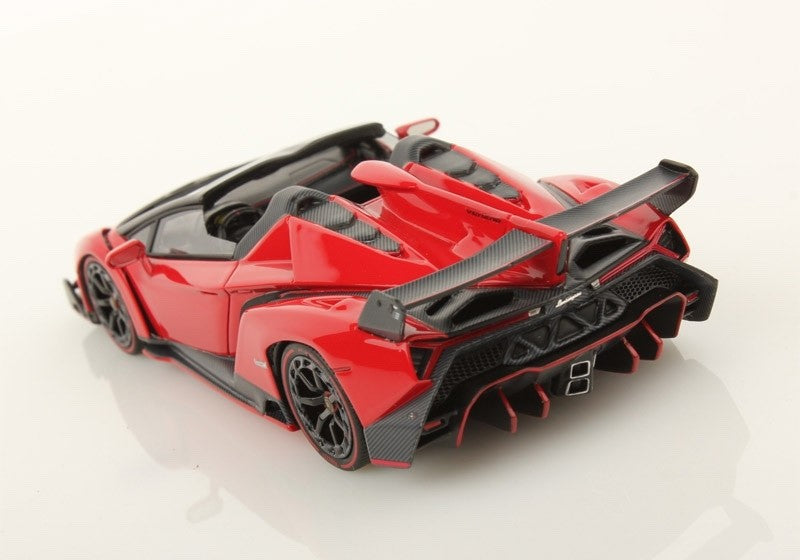 Looksmart LS429D 1/43 Lamborghini Veneno Roadster Rosso Mars Pearl Red Resin
