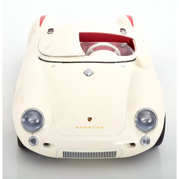 KK scale KKDC120114 1/12 Porsche 550A Spyder 1953–1957 White/Red (Diecast Model)