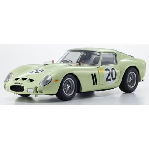 Kyosho KS08438E 1/18 Ferrari 250 GTO Le Mans 1962 Green Diecast