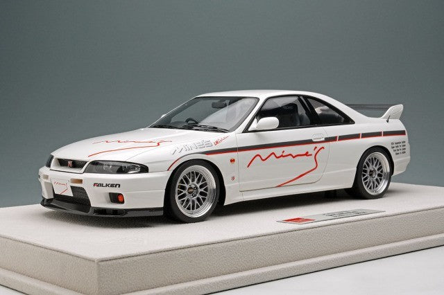 EIDOLON EML179B 1/18 Mine's Skyline GT-R(BCNR33) White Limited 120pcs