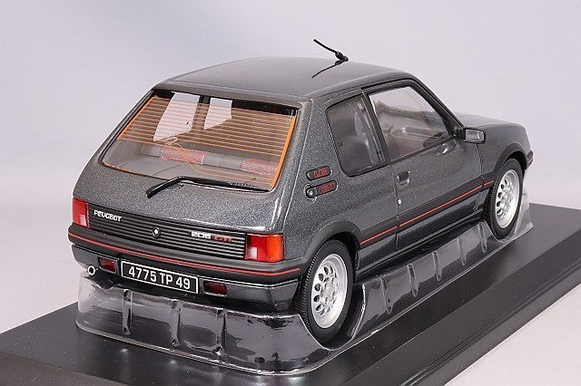 Norev NO184845 1/18 Peugeot 205 GTi 1.6 1988 Graphite Grey Diecast