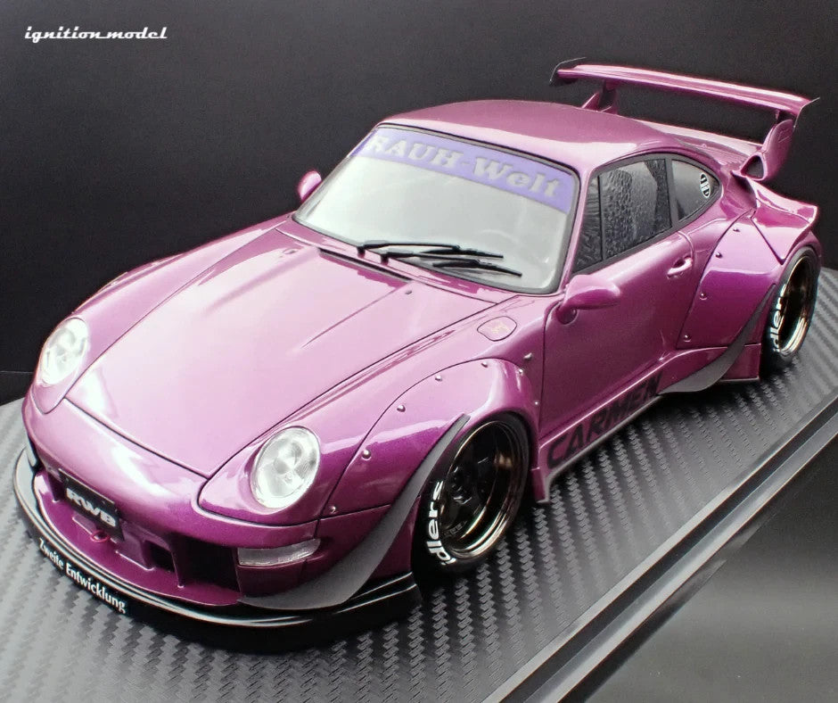 Ignition Model IG3623 1/18 RWB Porsche 993 Purple Metallic Resin