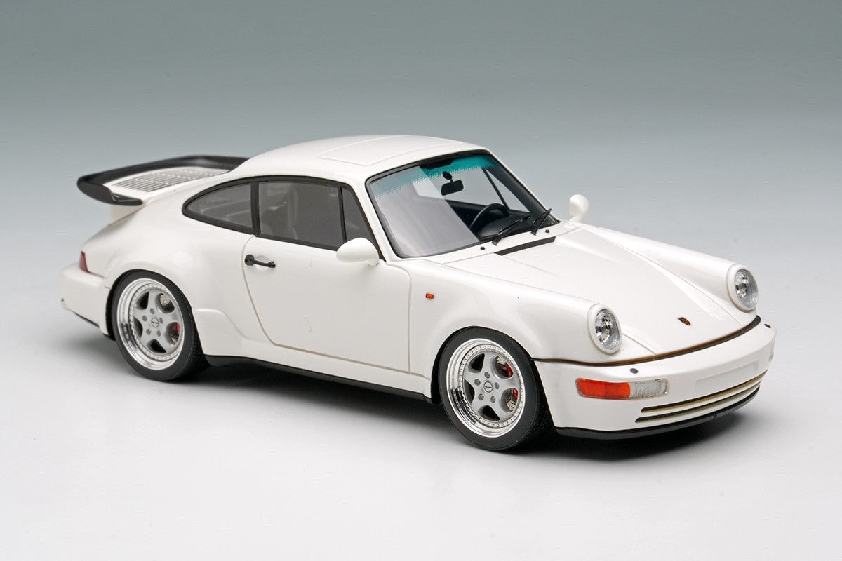 Make Up VISION VM158H 1/43 Porsche 911 964 Turbo 3.6 1993 White Resin Model Car