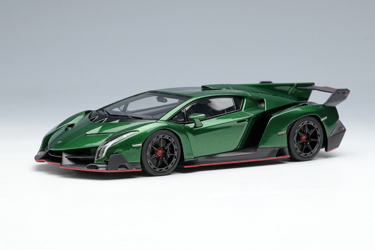 EIDOLON EM449G 1/43 Lamborghini Veneno 2013 Verde Hermes Resin
