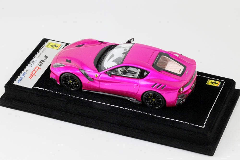 Looksmart LS450SC 1/43 Ferrari F12 TdF 2015 Pink Flash Ltd 25pcs Resin V12