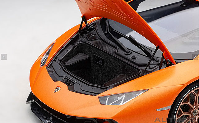 AUTOart 12076 1/12 Lamborghini Huracan Performante Matte Orange Coupe