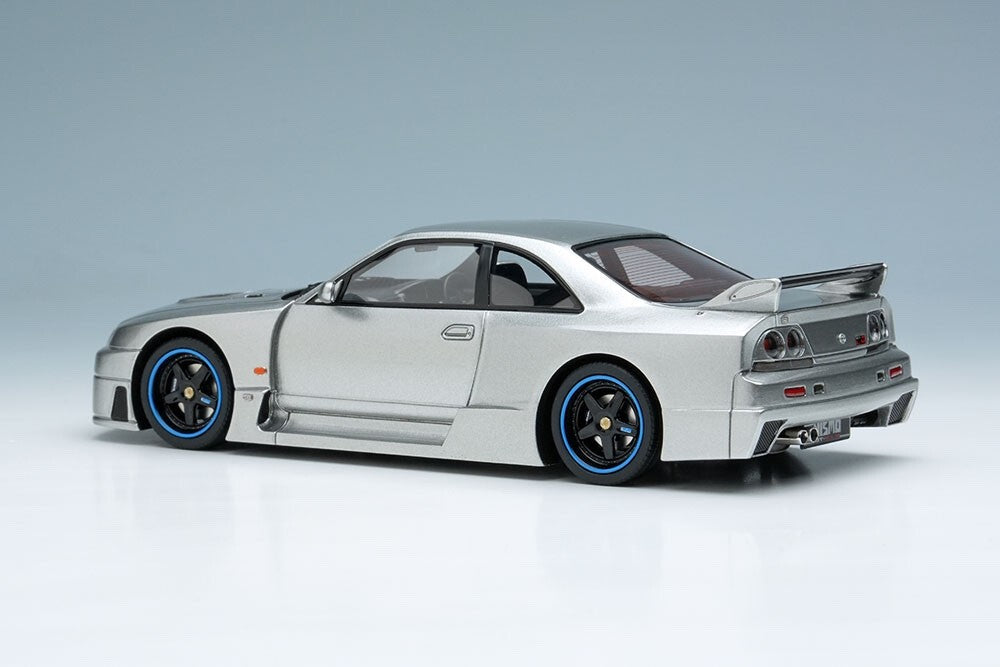 Make Up EIDOLON EM500 1/43 Nissan GT-R LM Road Car 1995 Silver