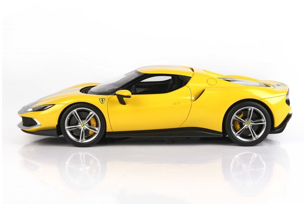 BBR P18211CV 1/18 Ferrari 296 GTB Assetto Fiorano 2021 Giallo Modena Ltd 99pcs