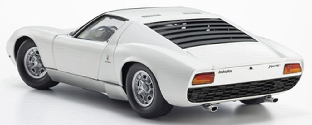 Kyosho KS08314W 1:18 Lamborghini Miura P400 White Diecast Model Car