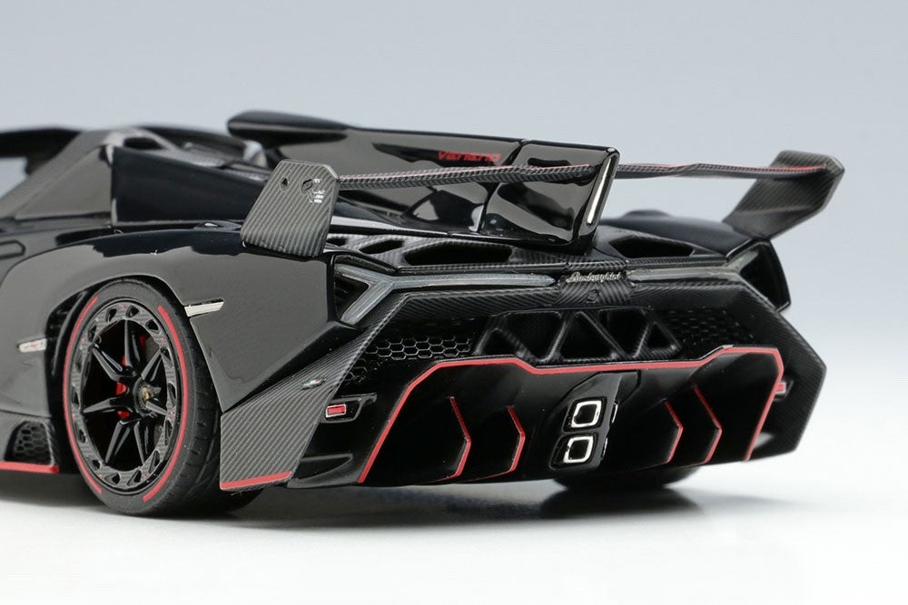 EIDOLON EM451H 1/43 Lamborghini Veneno Roadster 2015 Black Resin Ltd 80pcs