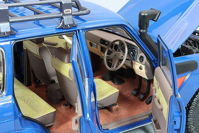 Kyosho KS08956XBL 1/18 Toyota Land Cruiser 60 Option Parts Blue Set