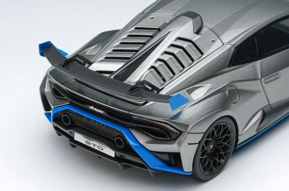 Make Up EIDOLON EM737E 1/43 Lamborghini Huracan STO 2021 Grigio Nimbus/Blue