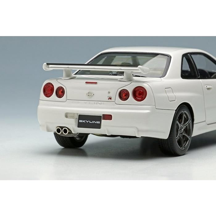 Make Up EIDOLON EM461F 1/43 Nissan Skyline GT-R BNR34 White 1999