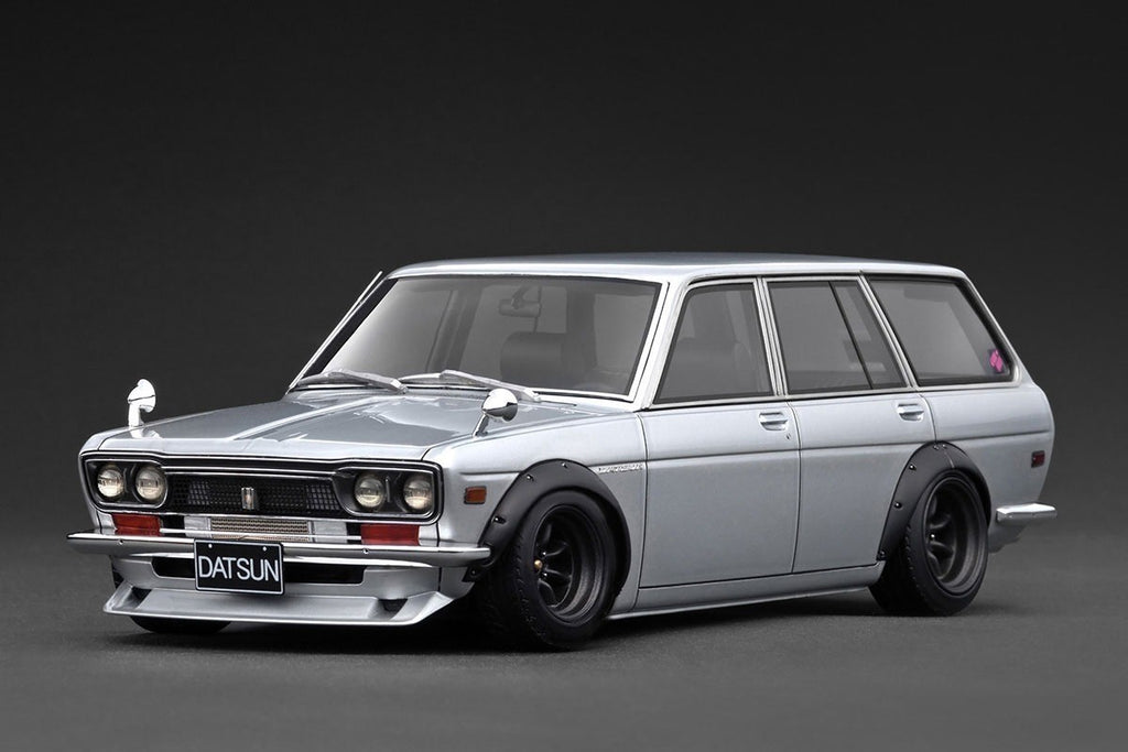 Ignition Model IG3860 1/18 Datsun Bluebird 510 Wagon Silver