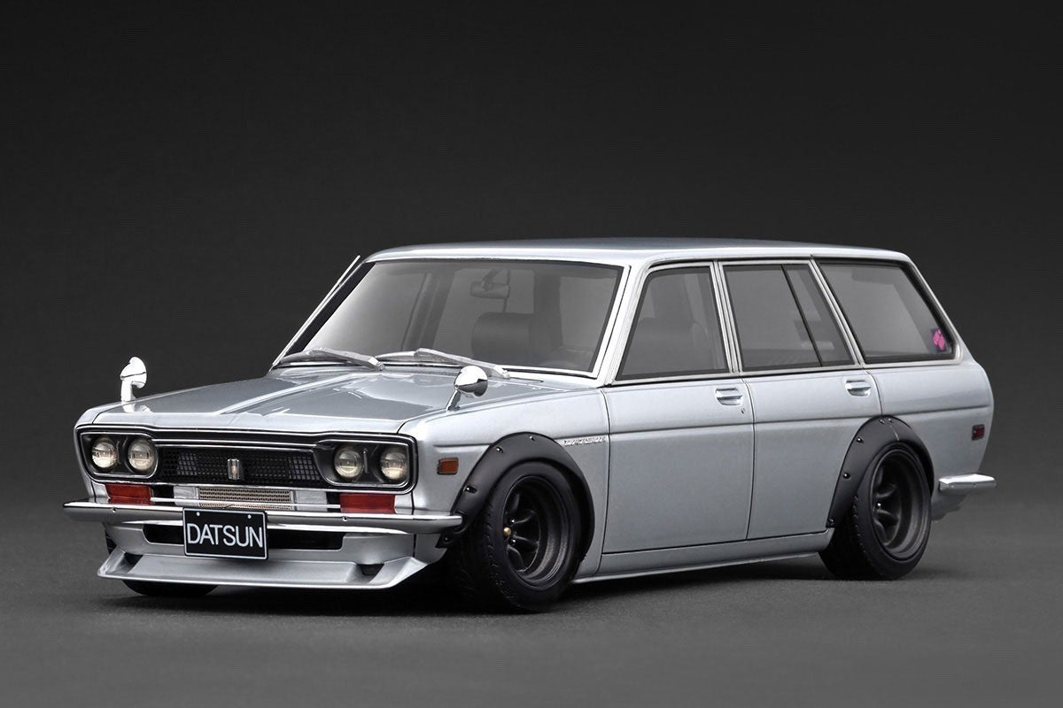 Ignition Model IG3860 1/18 Datsun Bluebird 510 Wagon Silver