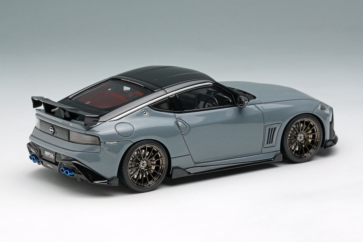 EIDOLON EM797D 1/43 IMPUL Fairlady Z 2023 Stealth Gray/Super Black Resin