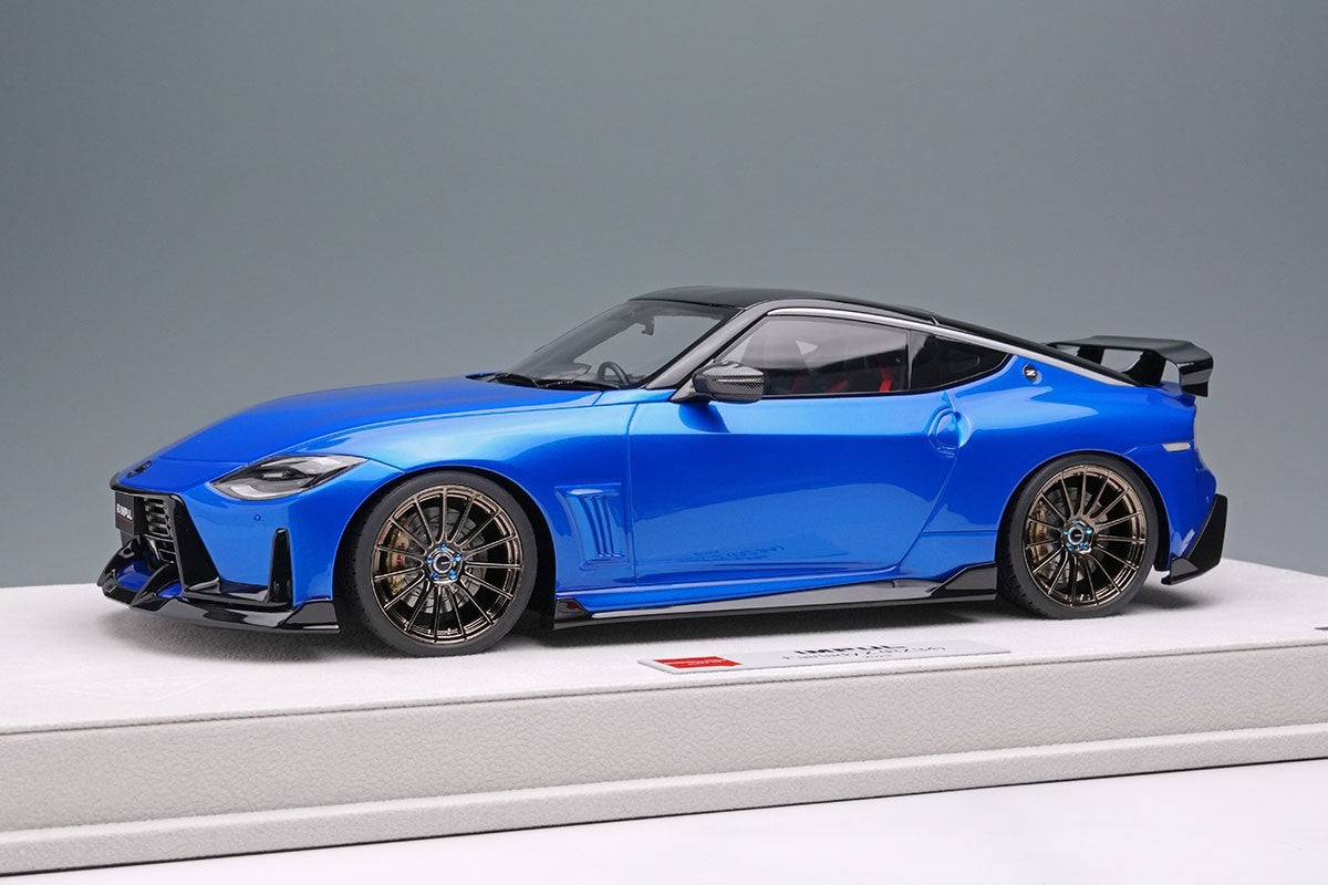 Make Up EIDOLON EML194A 1/18 IMPUL Fairlady Z 2023 Blue Black Resin Limited