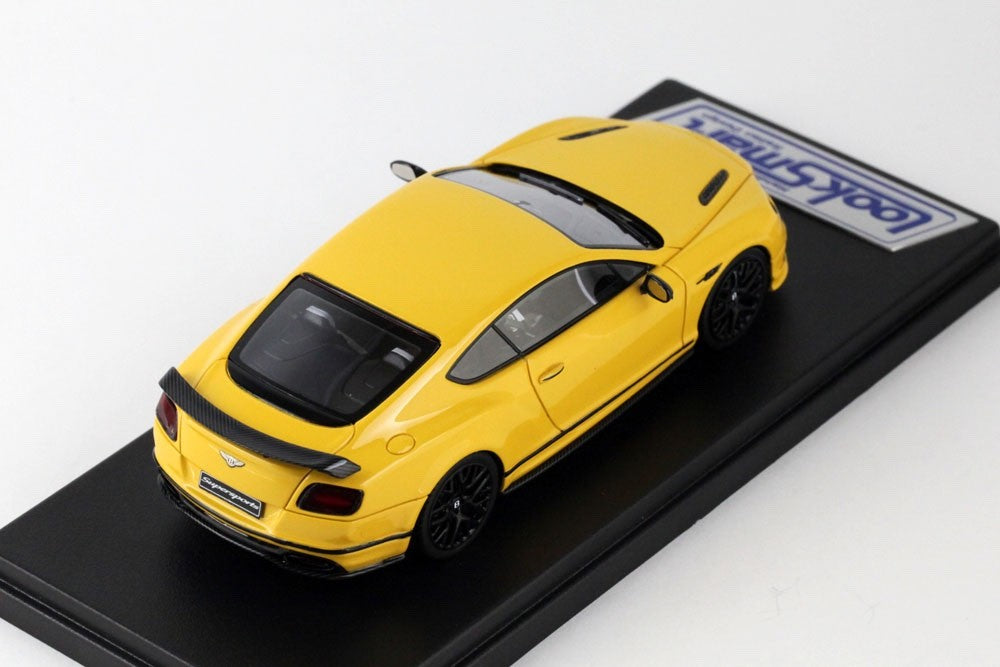 Looksmart LSBT12C 1/43 Bentley Continental Supersports 2017 Monaco Yellow Resin