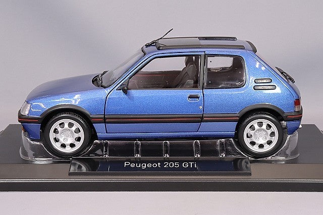 Norev NO184844 1/18 Peugeot 205 GTi 1.9 With Sunroof 1992 Miami Blue Diecast