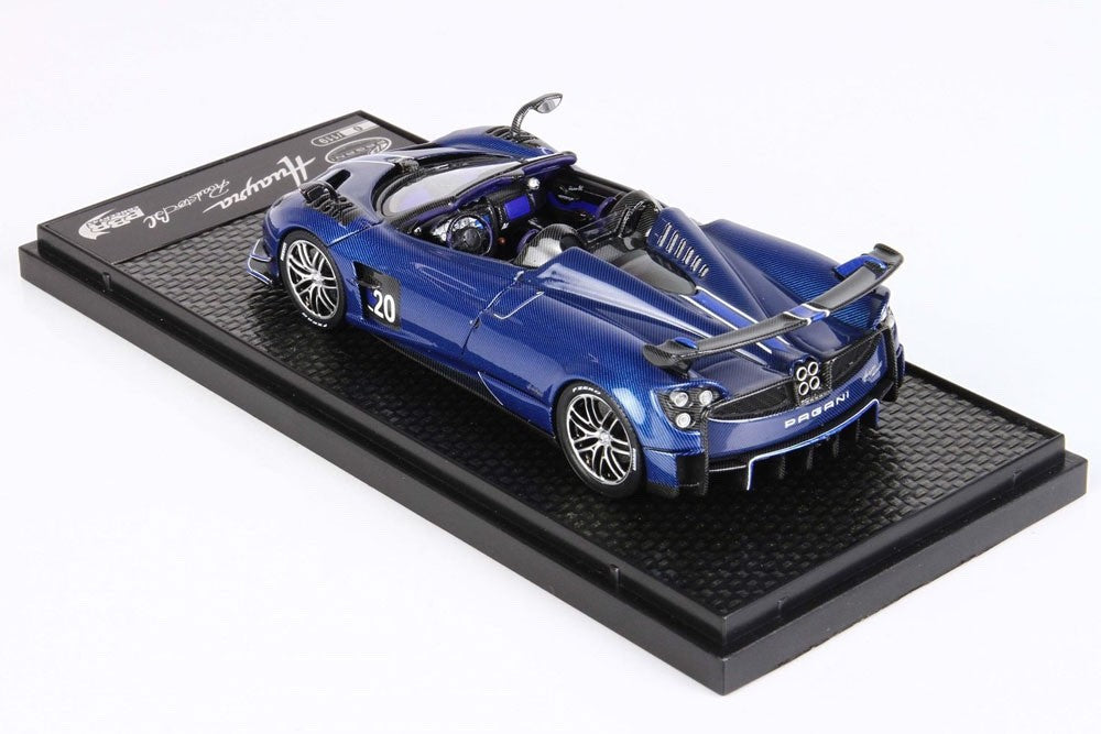 BBR BBRC226B 1/43 Pagani Huayra BC Roadster Dark Blue Carbon Fibre Ltd 119pcs