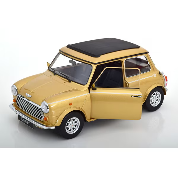 KK Scale KKDC120076L - 1/12 Mini Cooper Sunroof Gold Metallic Left-Hand Drive