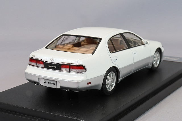 MARK43 PM43152AWT 1/43 Toyota Aristo 3.0V JZS147 White Pearl Mica Resin